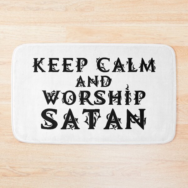 Item preview, Keep Calm and Worship to Satan designed and sold by WPahat.