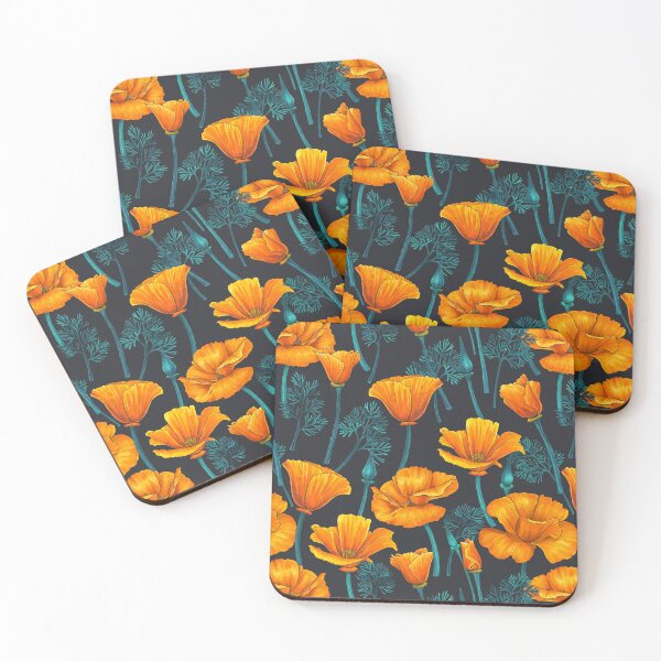 Item preview, California poppies 4 designed and sold by Katerina Mitkova Kirilova.