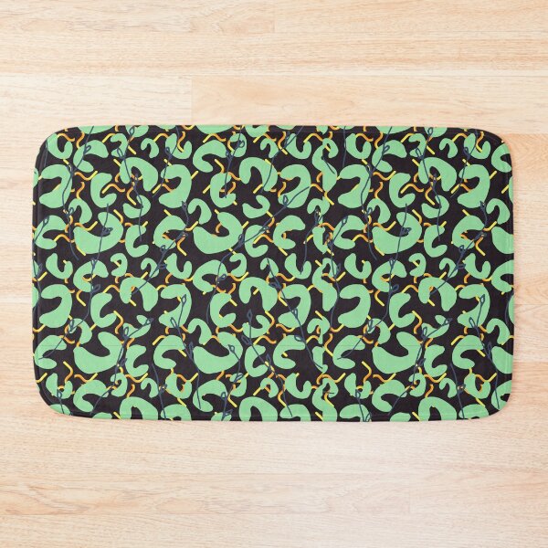 Item preview, green seedo pattern designed and sold by ZibaCentralShop.