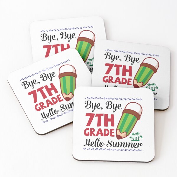 Item preview, Bye Bye 7th Grade Hello Summer Happy Class Of School Senior designed and sold by JamauDS.