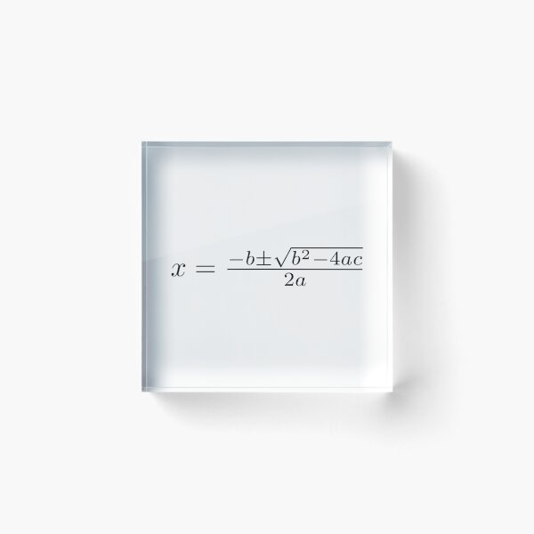 Item preview, quadratic formula designed and sold by laura-arcand.
