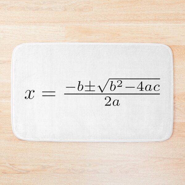 Item preview, quadratic formula designed and sold by laura-arcand.