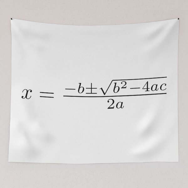 Item preview, quadratic formula designed and sold by laura-arcand.