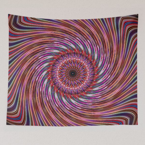 Item preview, Virago | Trippy Spiral Fractal Pattern Art designed and sold by hatodesigns.