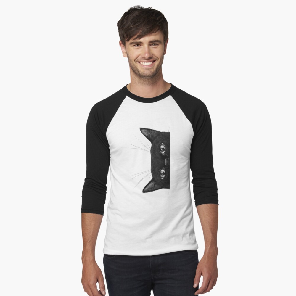 Item preview, Baseball ¾ Sleeve T-Shirt designed and sold by kodamorkovkart.
