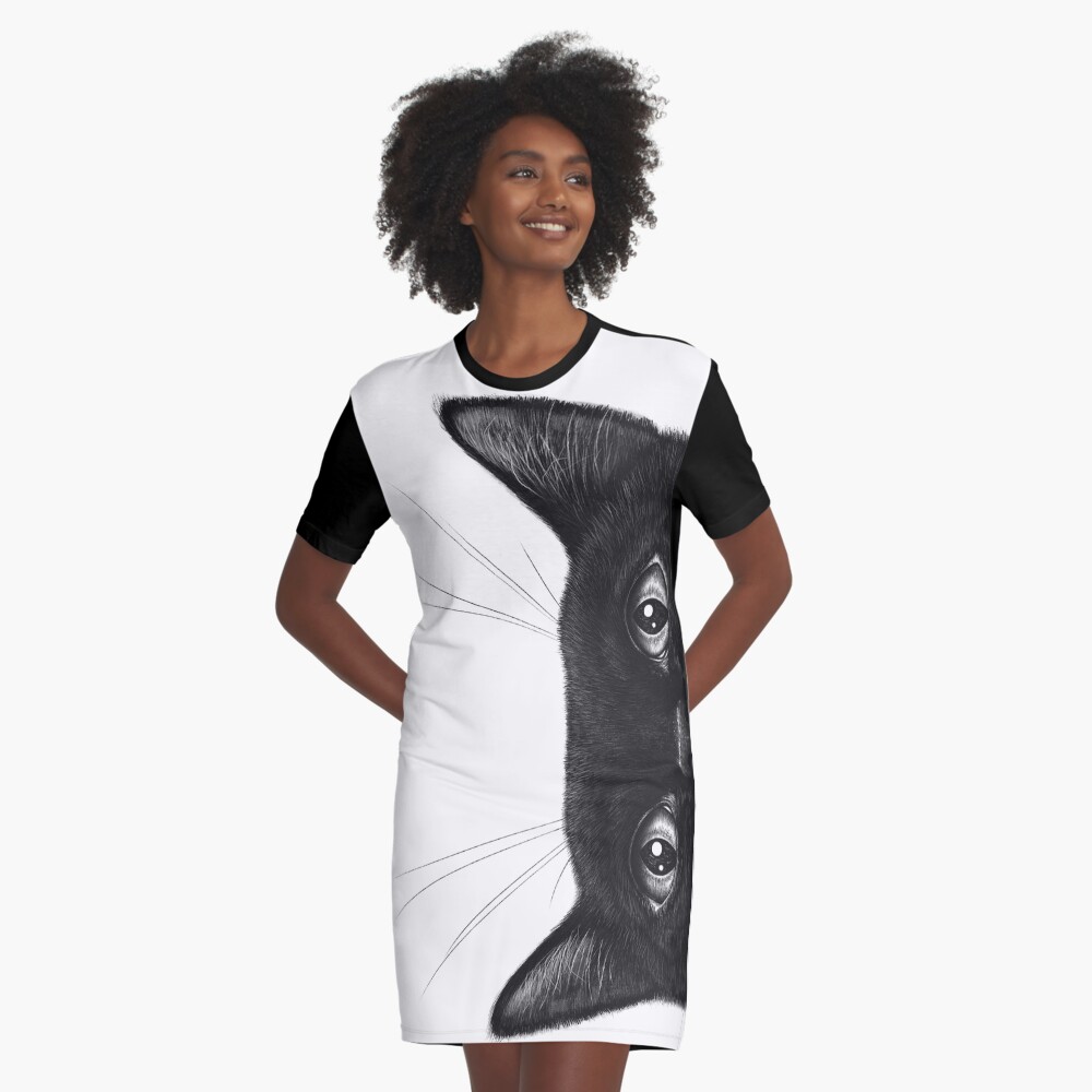 Item preview, Graphic T-Shirt Dress designed and sold by kodamorkovkart.