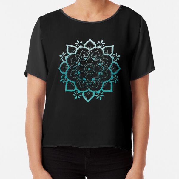 IkersonLTD Mandala Shirt Pretty Mandala Shirt Cute Spring Shirt Cute Shirt for Woman Cute Mandala Shirt Gifts for Her Flower Shirt Pretty Ok