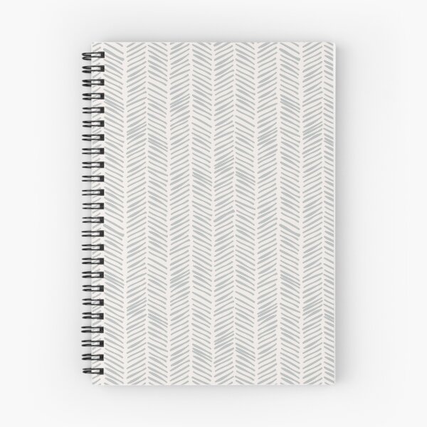 Item preview, Handdrawn Herringbone - Samovar Silver on Alabaster White designed and sold by NolkDesign.