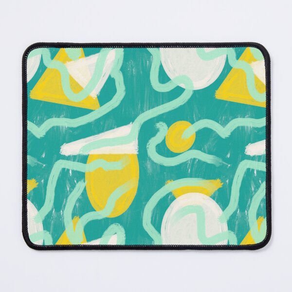 Item preview, Aqua Jazzy Shapes designed and sold by DesignsByJaycee.