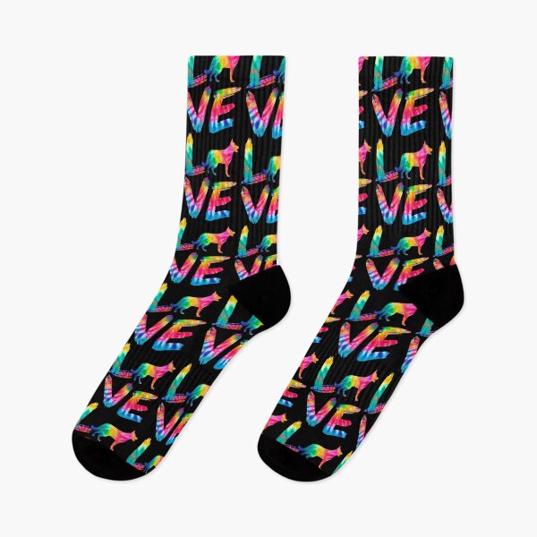 Item preview, German Shepherd Dog Love Tie Dye Design designed and sold by rafaeltto.