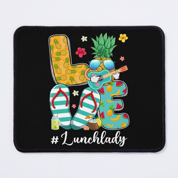 Item preview, Funny Pineapple LOVE Lunch Lady Hello Summer Vibes designed and sold by moonligh1996.