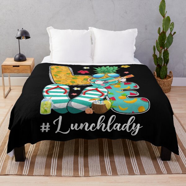 Item preview, Funny Pineapple LOVE Lunch Lady Hello Summer Vibes designed and sold by moonligh1996.