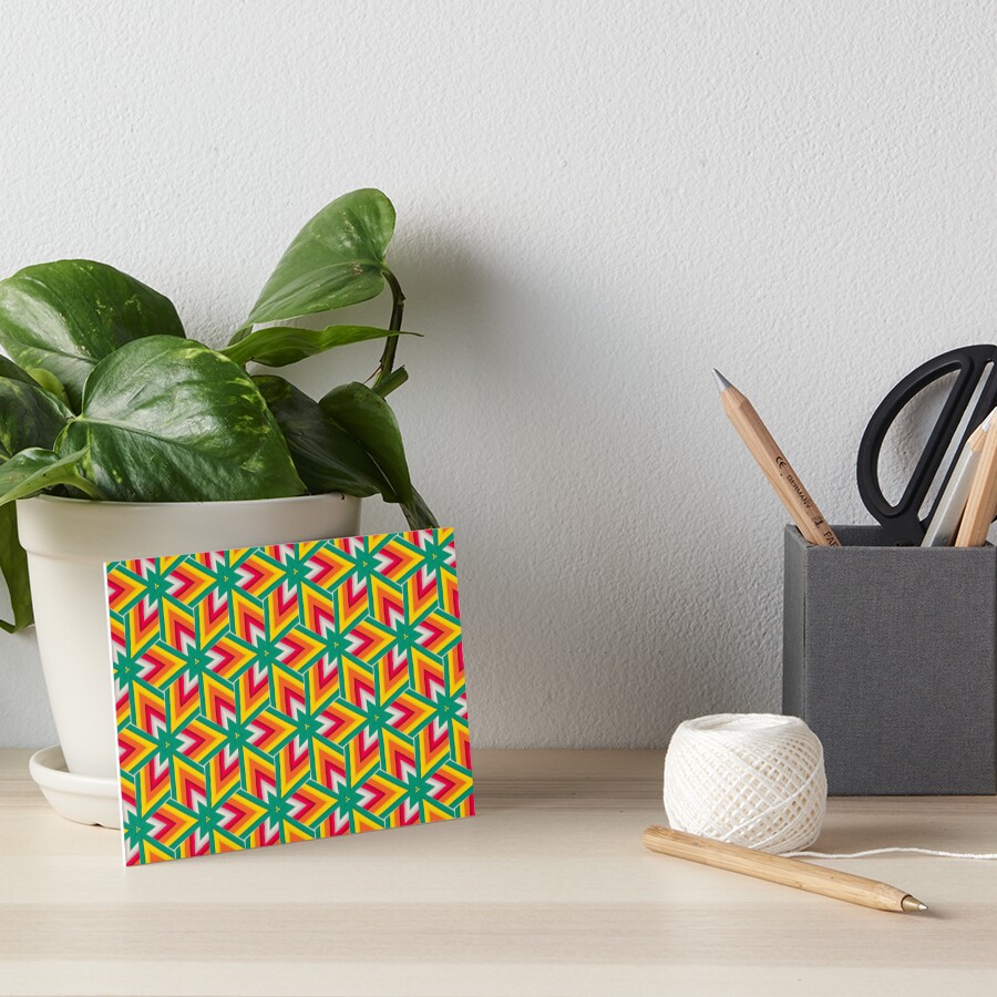 Item preview, Art Board Print designed and sold by PatternFantasy.