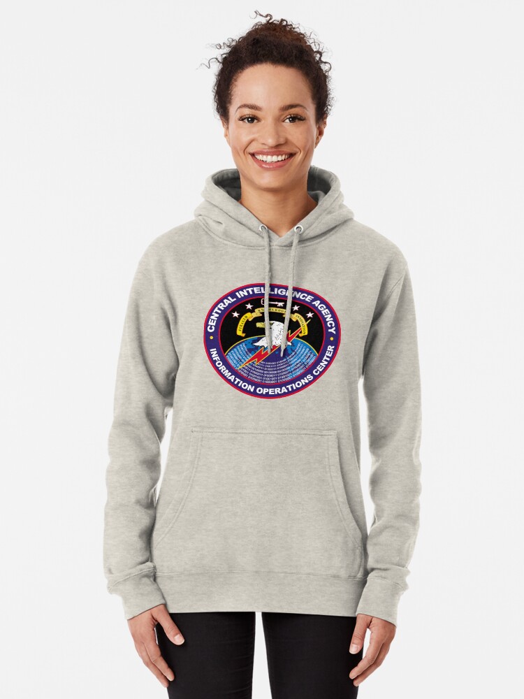 center logo hoodie