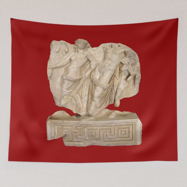 Item preview, Roman Sebasteion Relief Sculpture Of Dionysus Drunk Cut Out designed and sold by taiche.