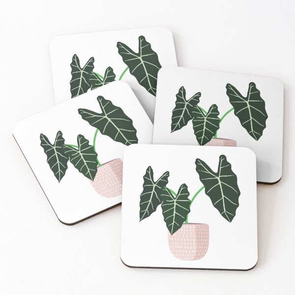 Item preview, Alocasia Frydek Potted Plant designed and sold by zykydesigns.