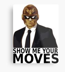 Captain Falcon in Formal Attire 2 Metal Print