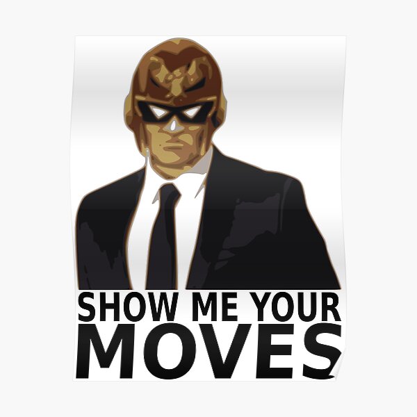 Captain Falcon in Formal Attire 2 Poster