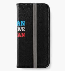 Vinilo o funda para iPhone Republicano conservador cristiano -