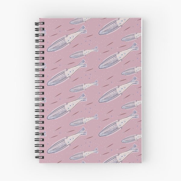 Item preview, Marine theme with fish and mermaids in pink colors designed and sold by Victoria Alferonok.