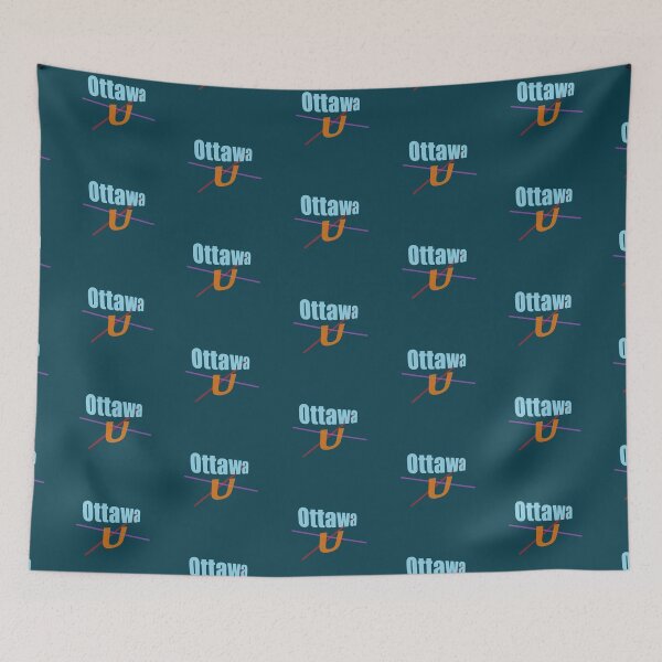 Item preview, Ottawa U abstract design designed and sold by lobodelnoir.