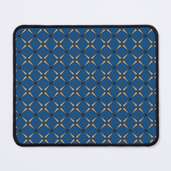Item preview, Beige Triangles on Blue designed and sold by KeksWorkroom.