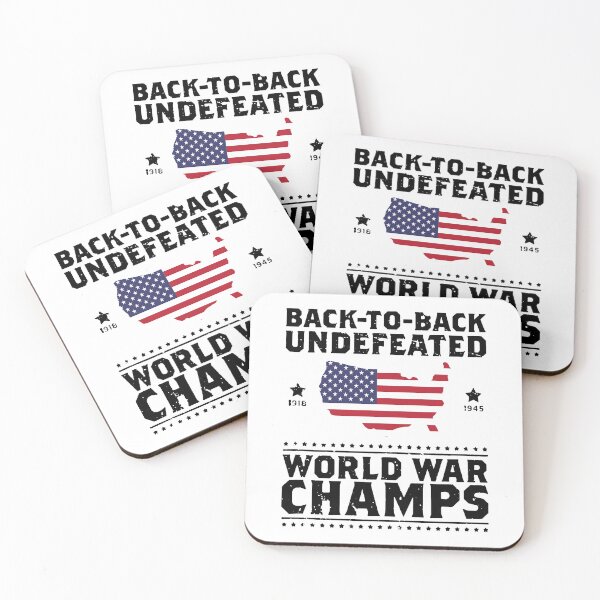 Item preview, Back To Back Undefeated World War Champs designed and sold by KrystelStroman.