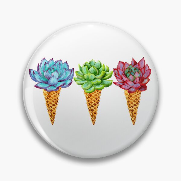 Item preview, Succulents in Waffle Cones designed and sold by ChelleCreate.