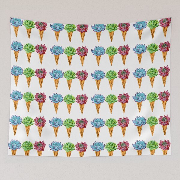 Item preview, Succulents in Waffle Cones designed and sold by ChelleCreate.