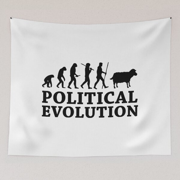 Item preview, Political Evolution Funny designed and sold by KrystelStroman.