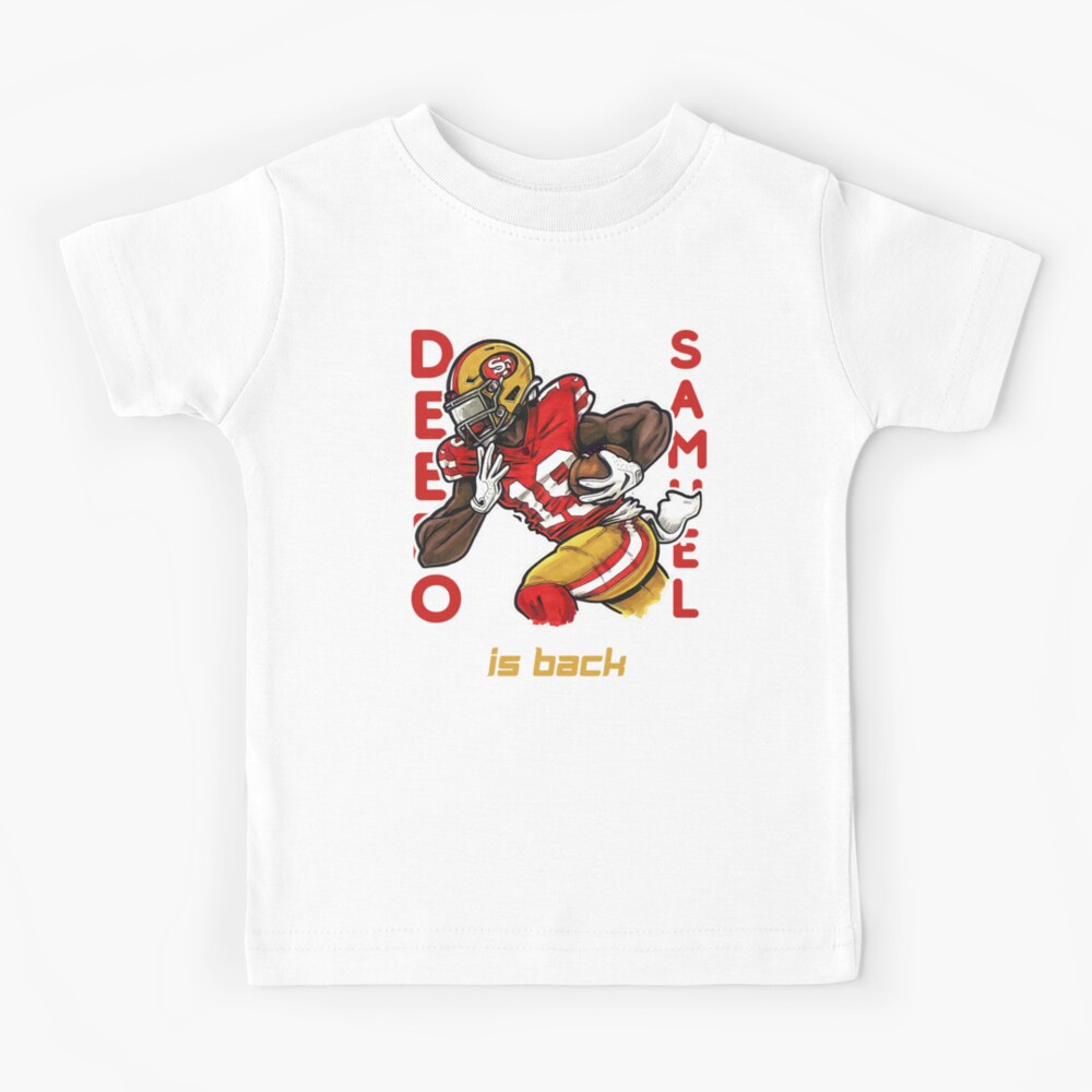 Deebo samuel 19 football Kids T-Shirt by FersArts