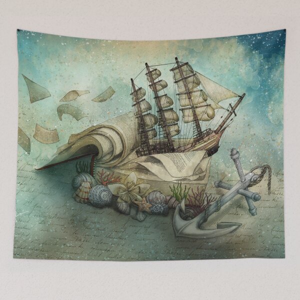 Item preview, Now I lay me down to read, i travel leagues before i sleep designed and sold by marineloup-art.