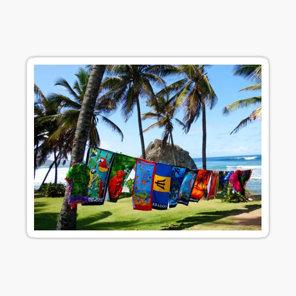Colors of Barbados Sticker