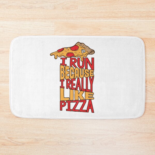 Item preview, I Run Because I Really Like Pizza designed and sold by Dufawa.