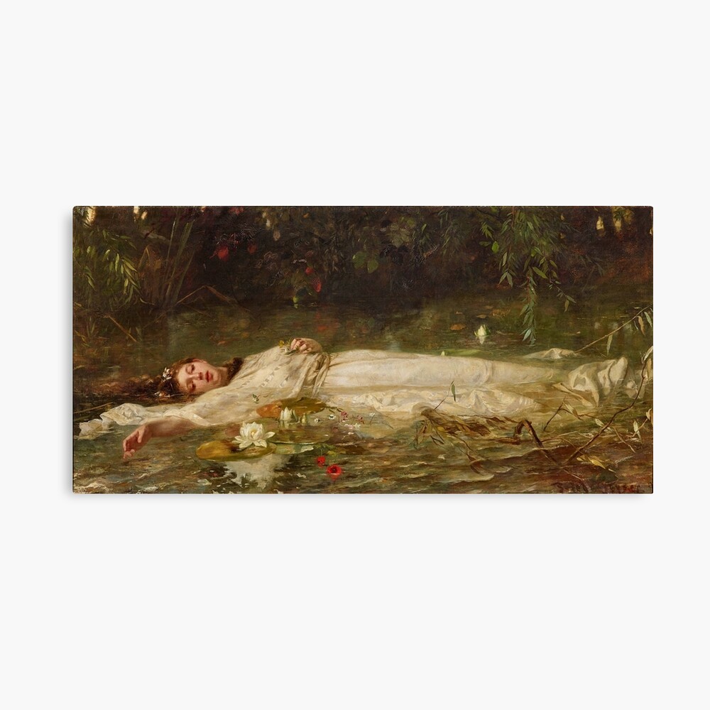 Ophelia, Friedrich Wilhelm Theodor Heyser Photographic Print