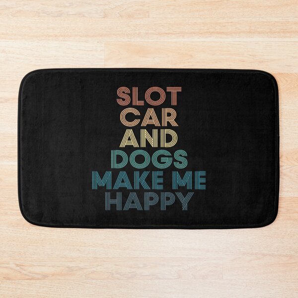 Item preview, Slot Car And Dogs Make Me Happy- Gift for Slot Car & Dogs Fans designed and sold by kindxinn.
