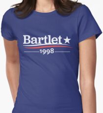 WEST WING President BARTLET 1998 White House Women's Fitted T-Shirt