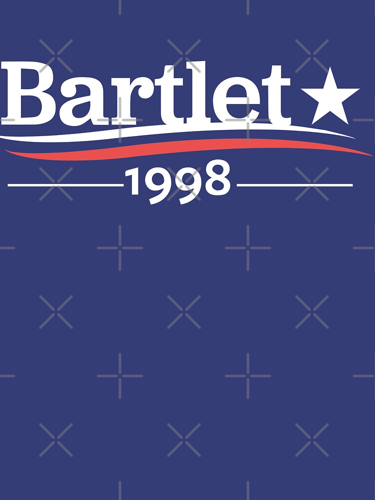 Artwork view, WEST WING President BARTLET 1998  White House designed and sold by yellowdogtees