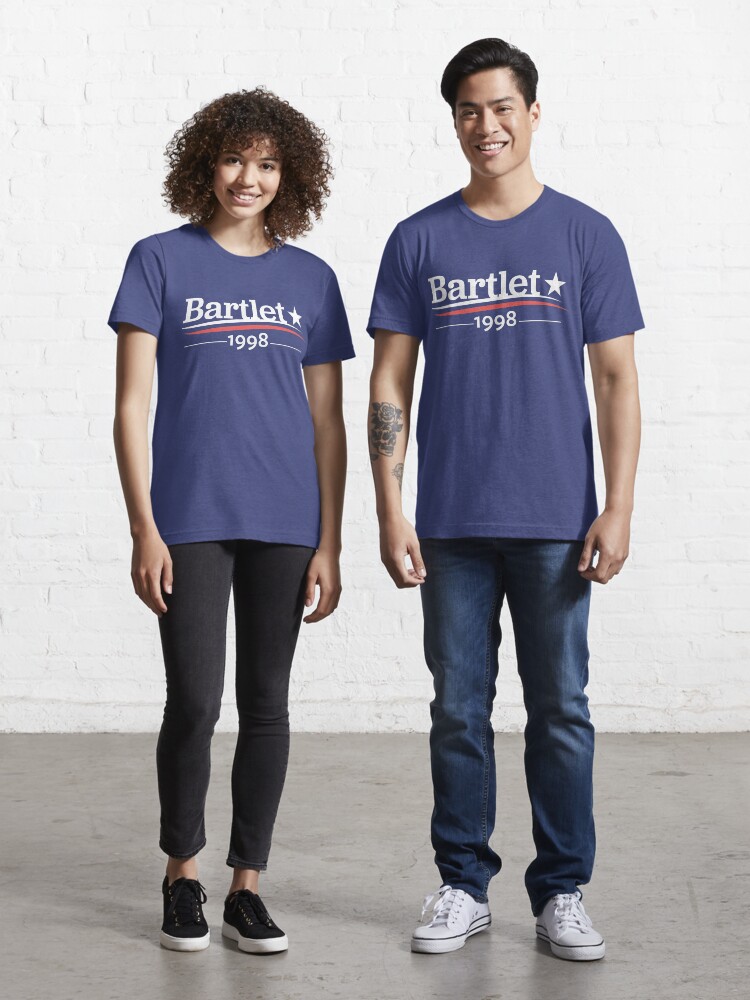 Thumbnail 1 of 7, Essential T-Shirt, WEST WING President BARTLET 1998 White House designed and sold by yellowdogtees.