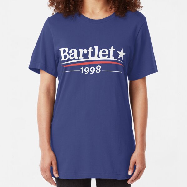 WEST WING President BARTLET 1998 White House Slim Fit T-Shirt