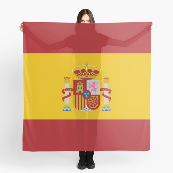  Spain Flag Hispanic Day Gift for Proud Spanish  Scarf