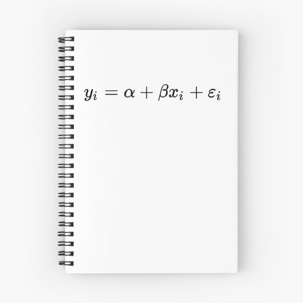 Item preview, Linear regression designed and sold by NoetherSym.