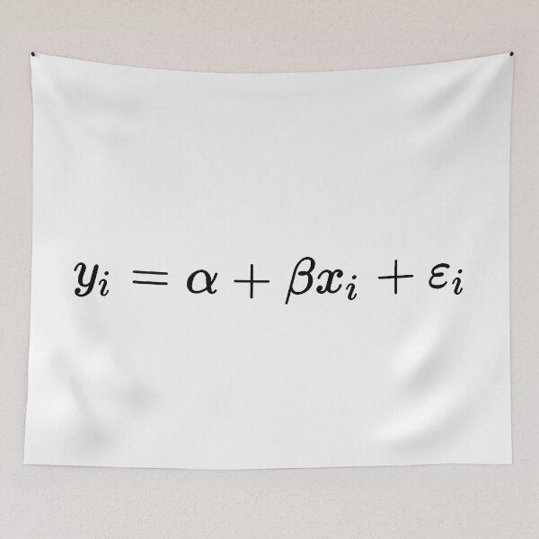 Item preview, Linear regression designed and sold by NoetherSym.