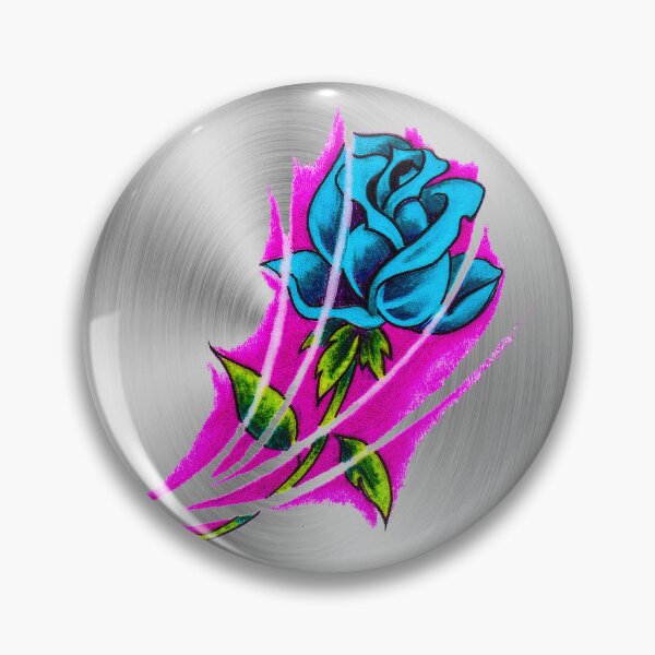 Item preview, fwc 0489 tatoo pink flowers designed and sold by fred chiea.
