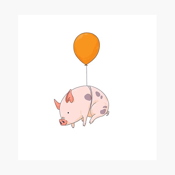 When Pigs Fly Photographic Print