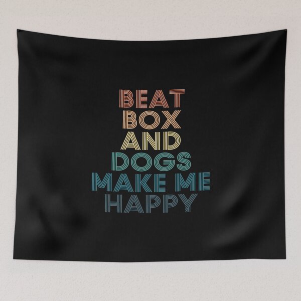 Item preview, Beat box And Dogs Make Me Happy- Gift for Beat box & Dogs Fans designed and sold by kindxinn.