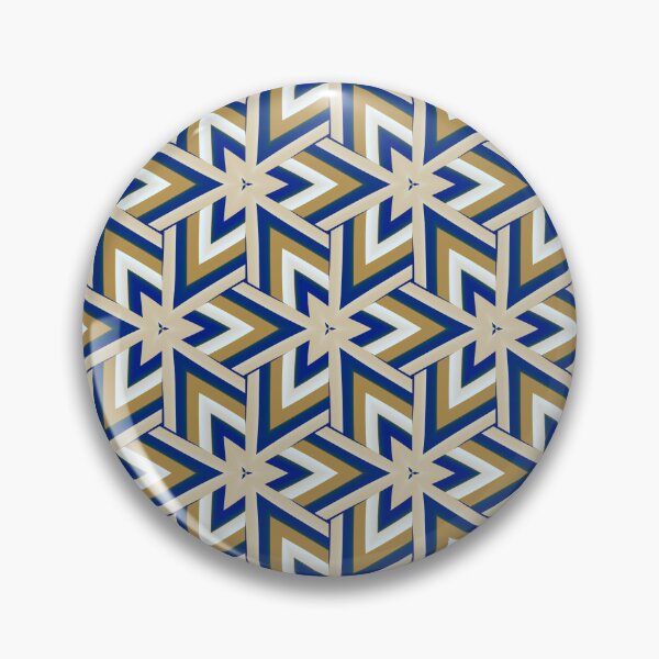 Item preview, Classic Blue and white Triangular Seamless Pattern  designed and sold by PatternFantasy.