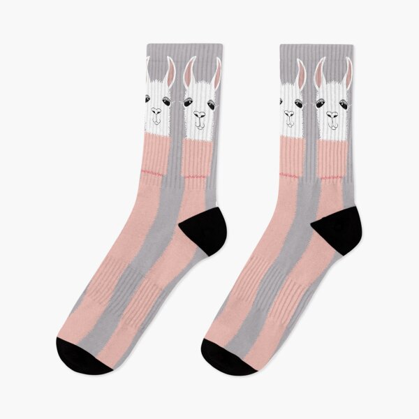 Item preview, LLAMA IN PINK TURTLENECK SWEATER designed and sold by Jean Gregory Evans.