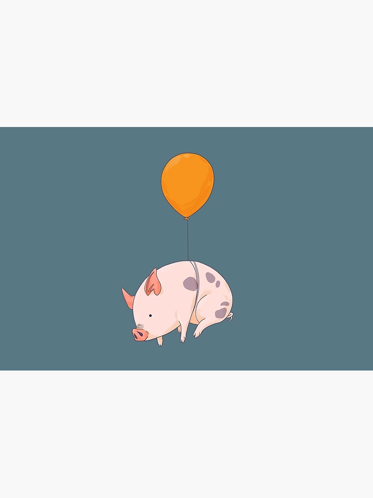 Thumbnail 2 of 2, Laptop Skin, When Pigs Fly designed and sold by VictoriaHamre.