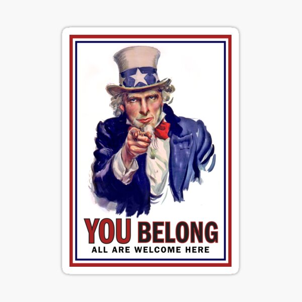 YOU BELONG Sticker